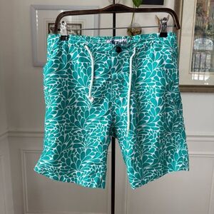 Trunks Surf & Swim Mens Swim Trunks Board Shorts Green $54 Size 30